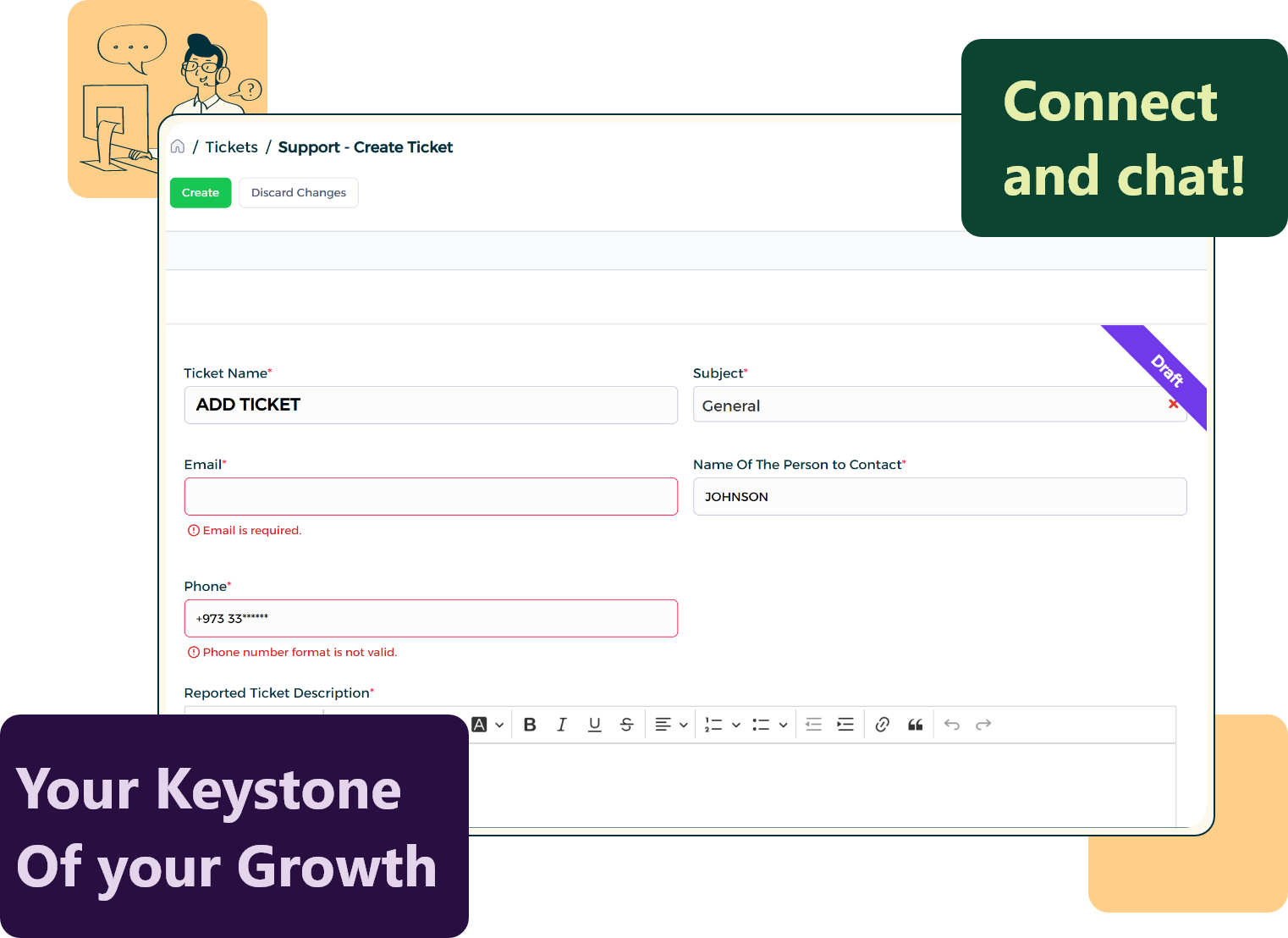 Open a support ticket with Invent ERP for any issues encountered.