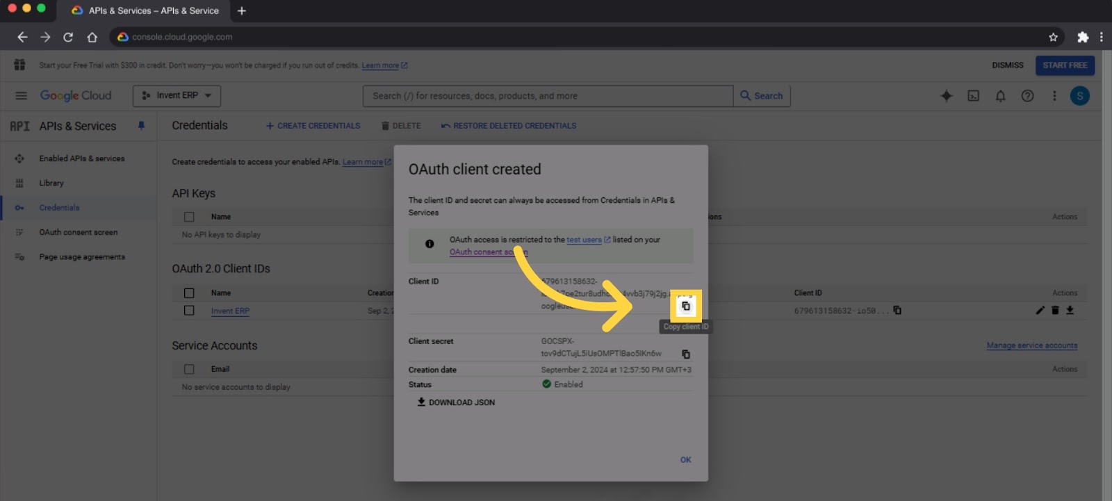 الخطوة 39 - Google OAuth