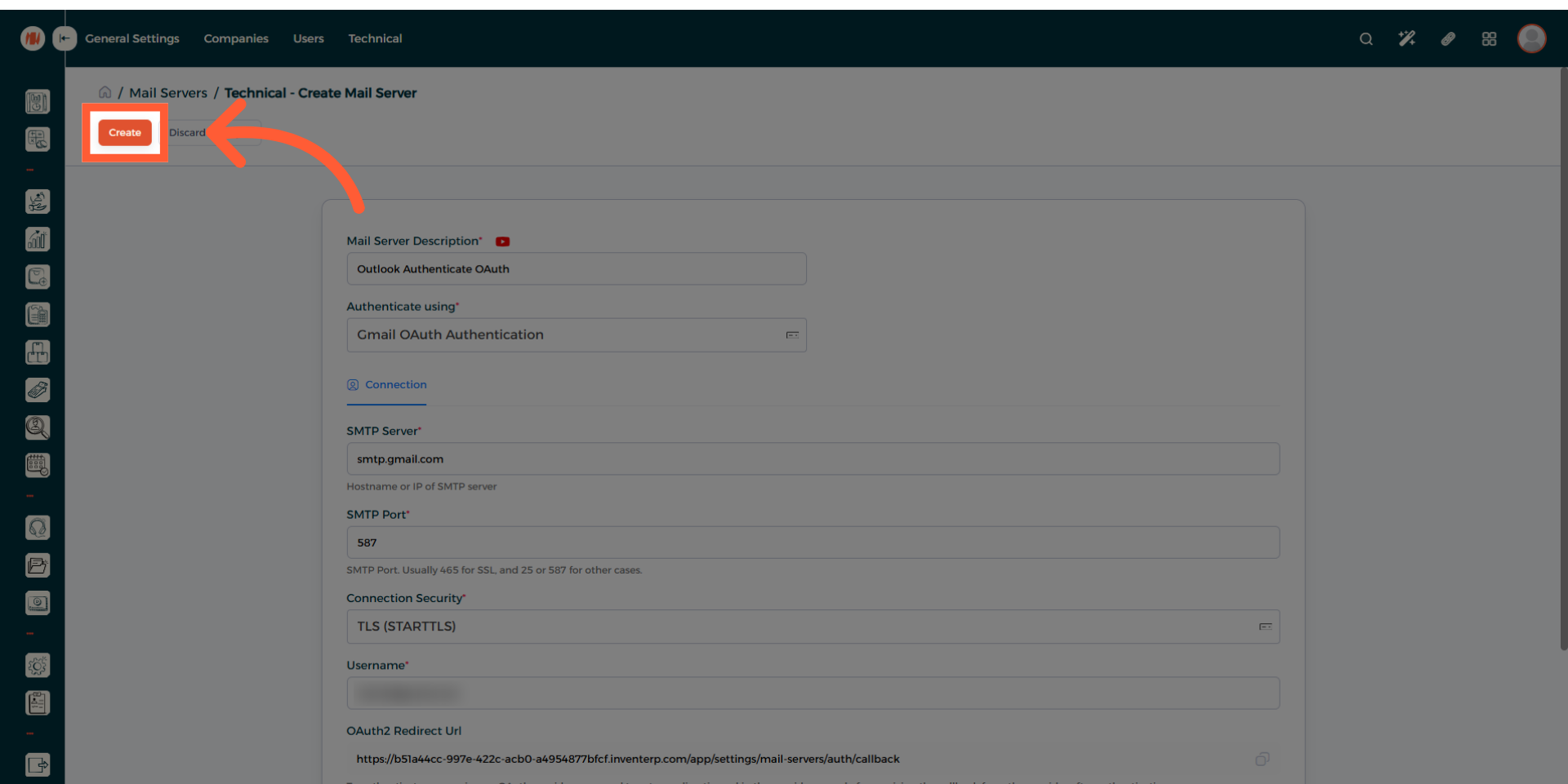 الخطوة 50 - Outlook OAuth