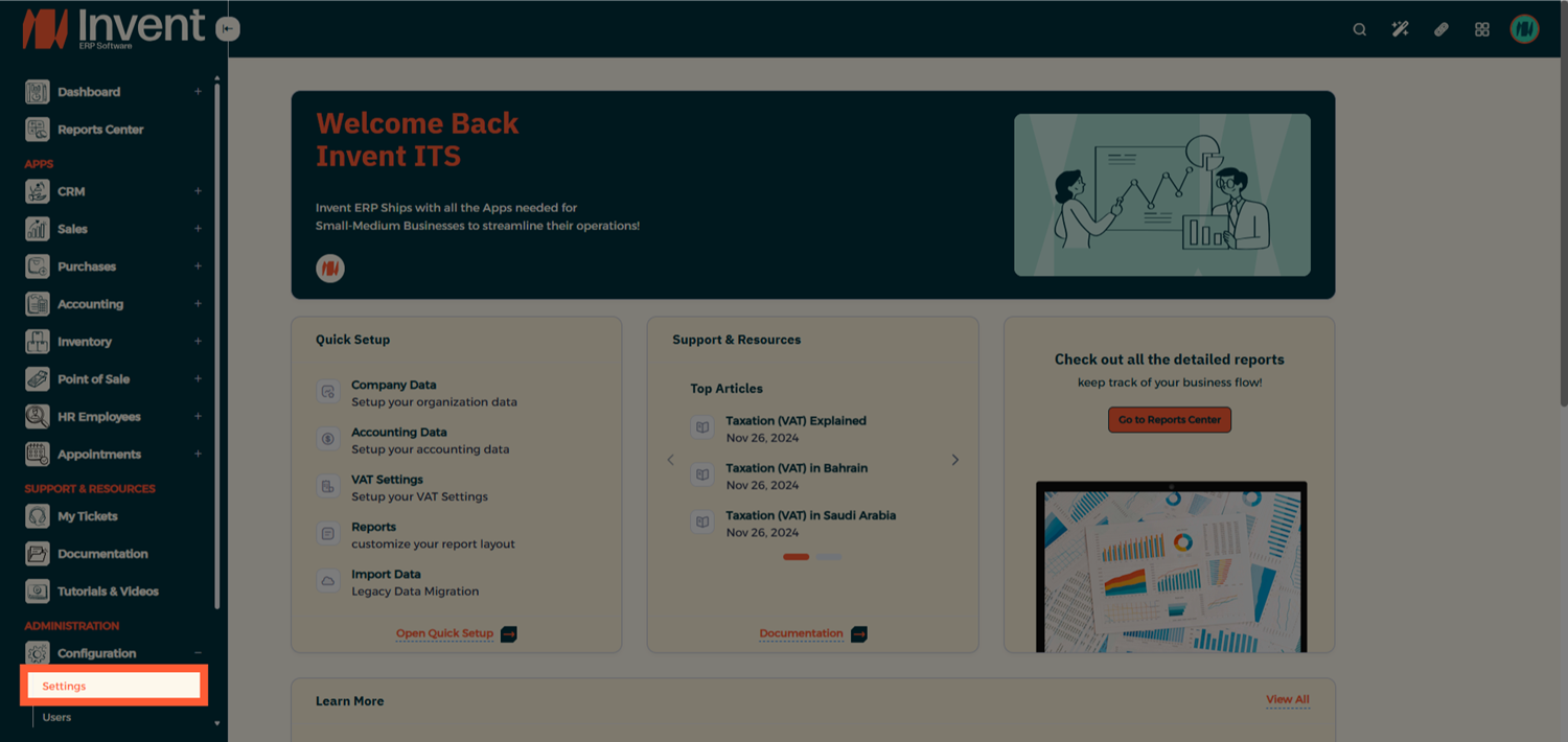 Step 3 - Add Company Information