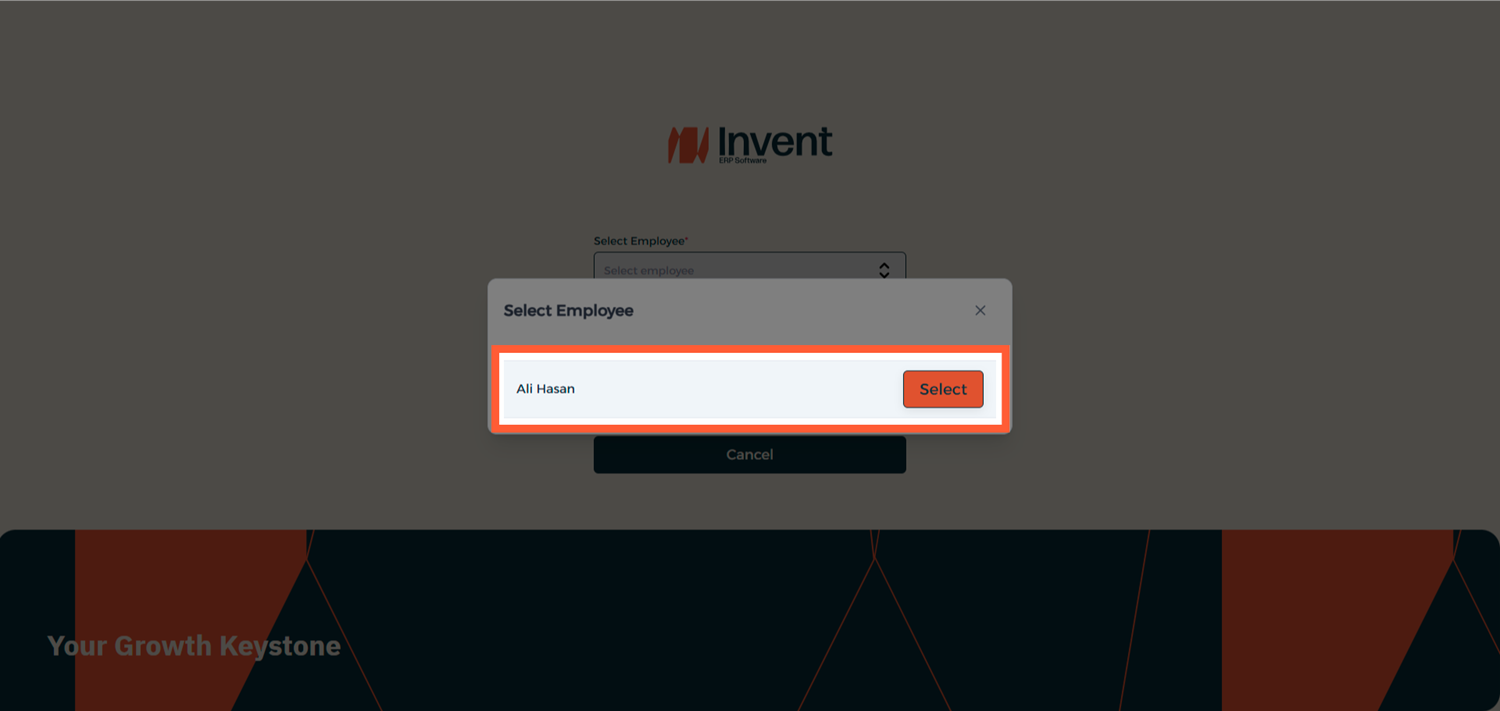 Step 18 - Login to POS