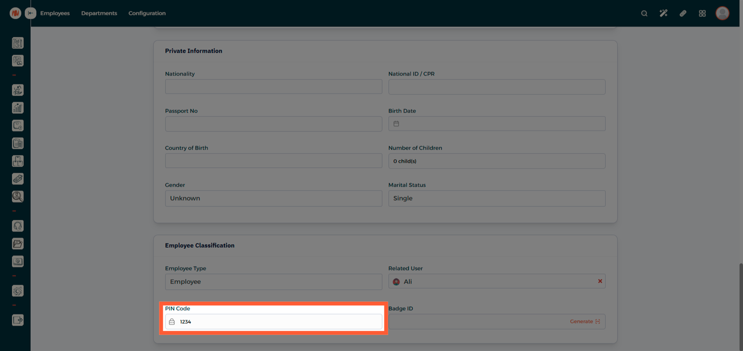 Step 9 - Assign Employee to POS