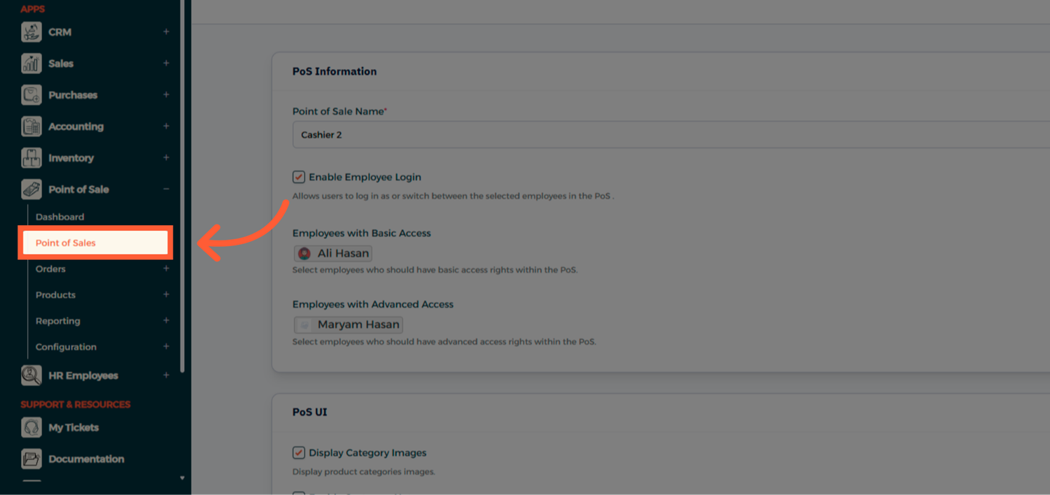 Step 15 - Login to POS